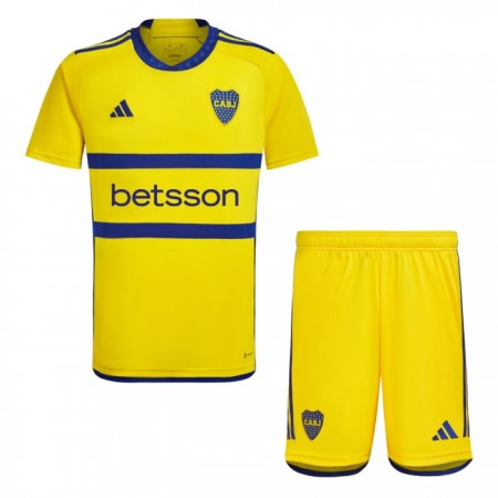 Fotbalový Komplet CA Boca Juniors Dětské Venkovní 2023-24 Krátký Rukáv (+ trenýrky)